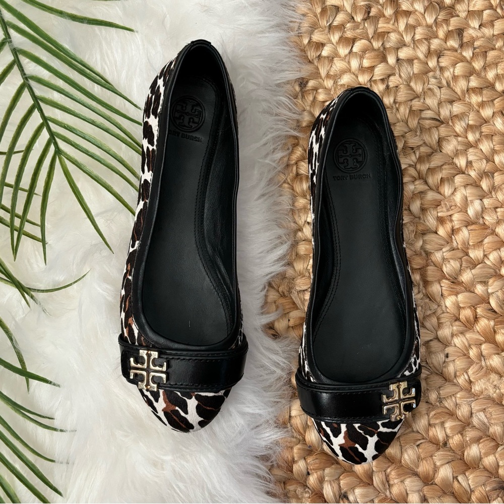 Tory Burch Eloise 2 Ballet Flat In Leopard 9M